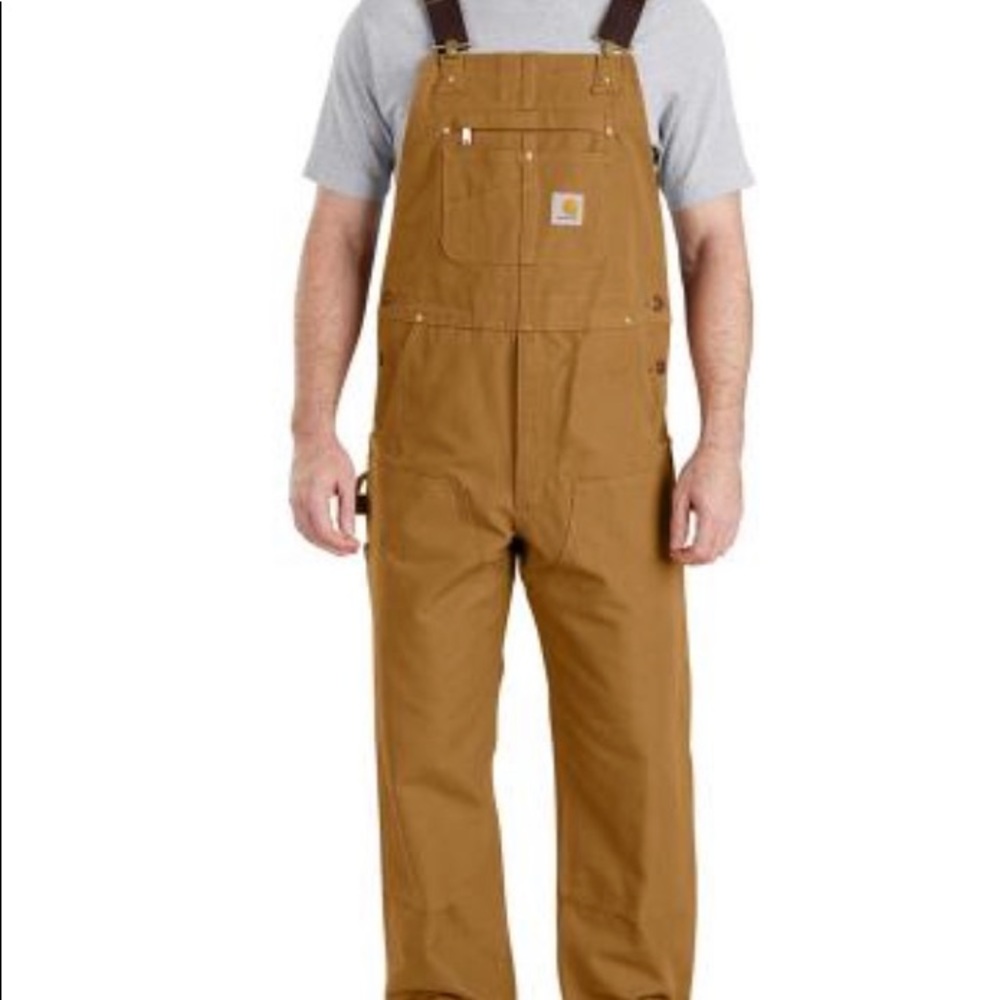 Men Dungarees Duck Bib Overalls